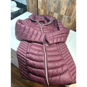Michael Kors Packable Down Blend Puffer Jacket Plum XS Womens